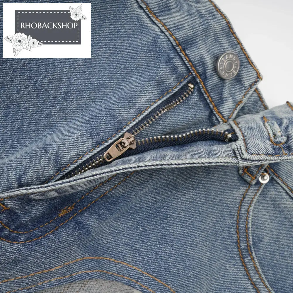 sheer-panelled jeans